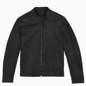 Thursday Boot Company Leather Black Matte Racer Jacket
